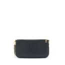 AAA Replica Louis Vuitton LV MULTI POCHETTE MONOGRAM EMPREINTE BLACK GHW