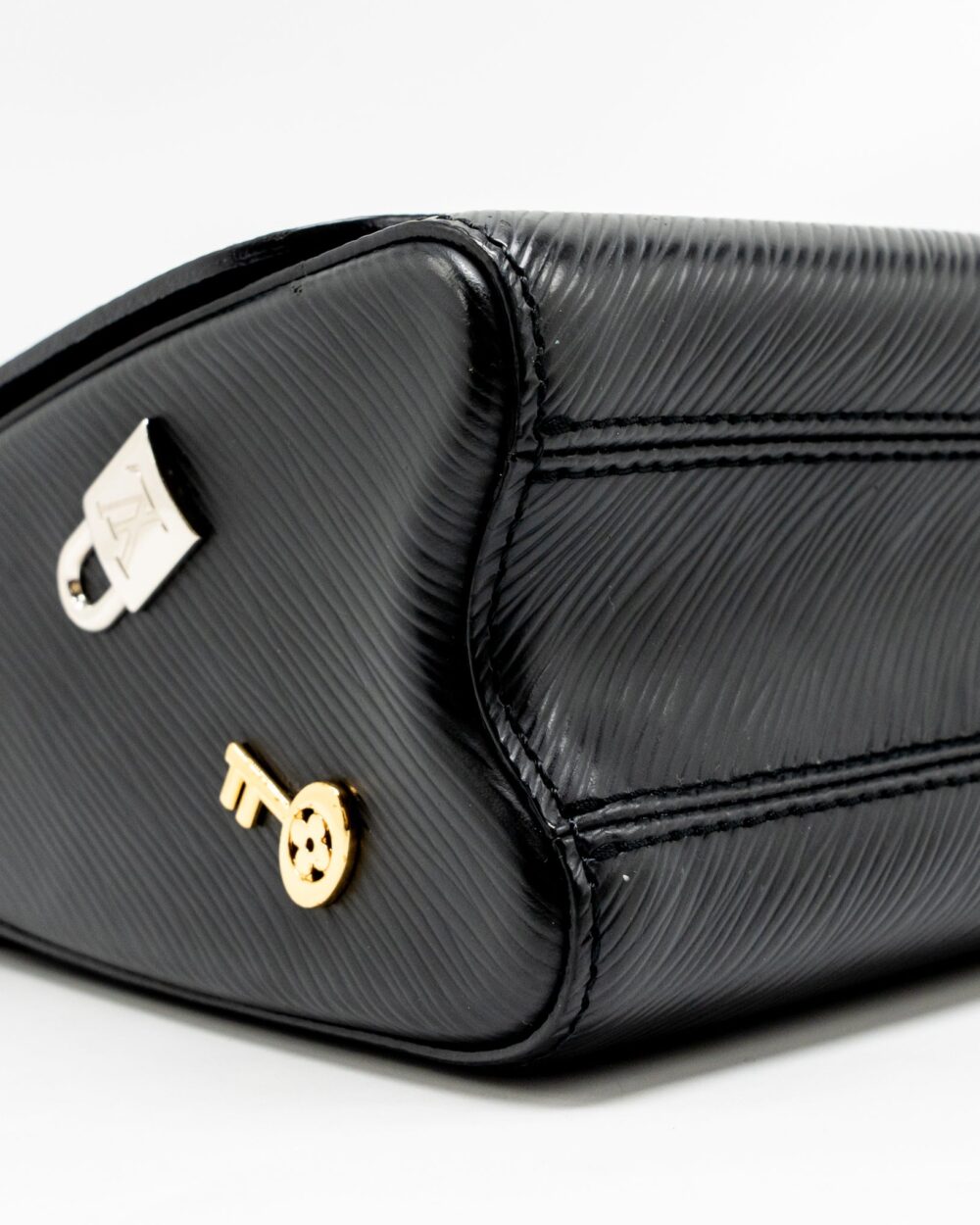 AAA Replica Louis Vuitton LV LOVE LOCK TWIST MM EPI BLACK MULTICOLOUR HARDWARE