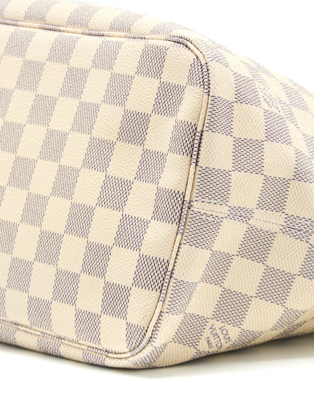 AAA Replica Louis Vuitton LV NEVERFULL MM DAMIER AZUR CANVAS GHW