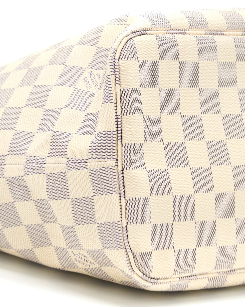AAA Replica Louis Vuitton LV NEVERFULL MM DAMIER AZUR CANVAS GHW