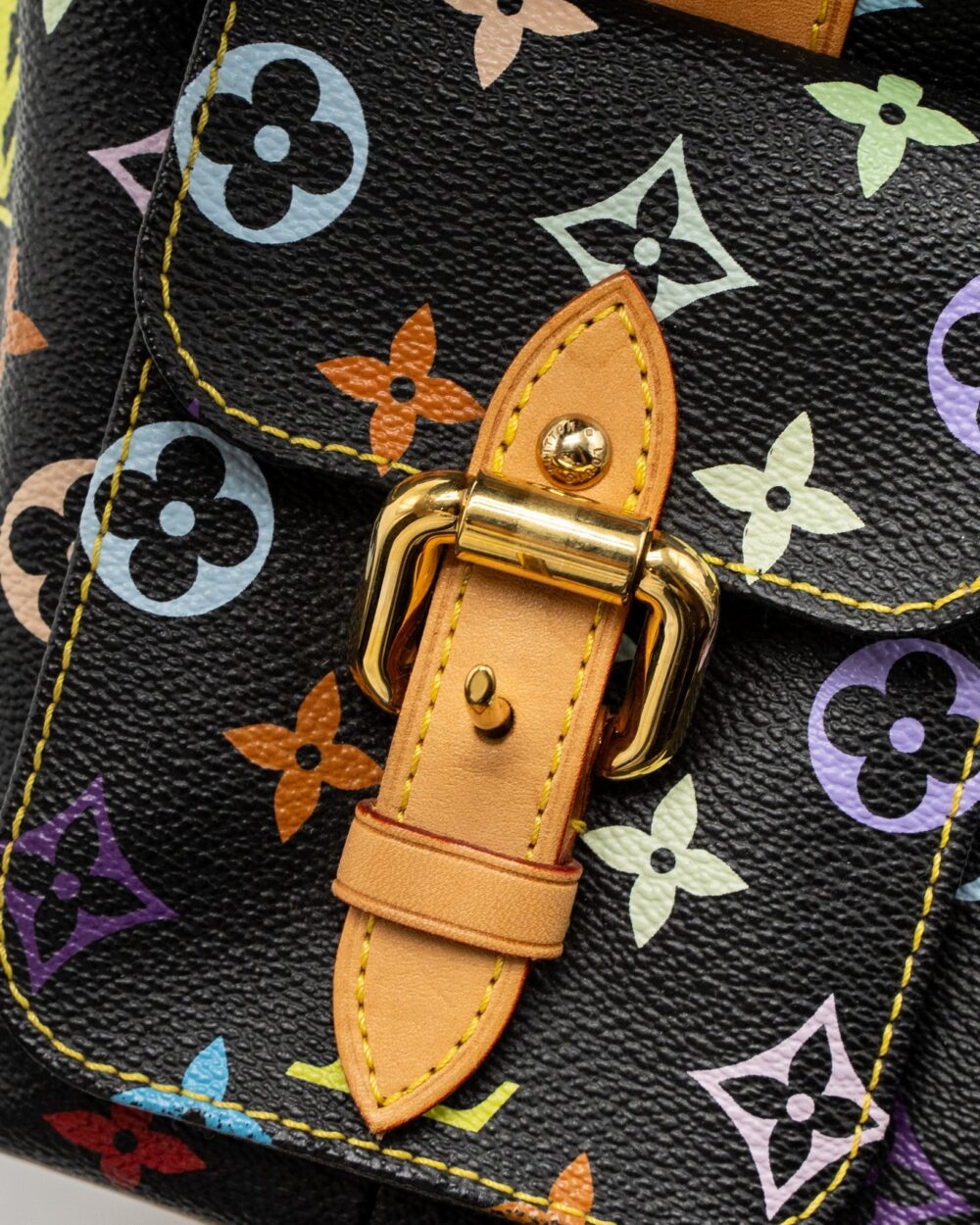 AAA Replica Louis Vuitton LV PETIT NOE MONOGRAM CANVAS BLACK/MULTICOLOUR GHW