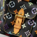 AAA Replica Louis Vuitton LV PETIT NOE MONOGRAM CANVAS BLACK/MULTICOLOUR GHW