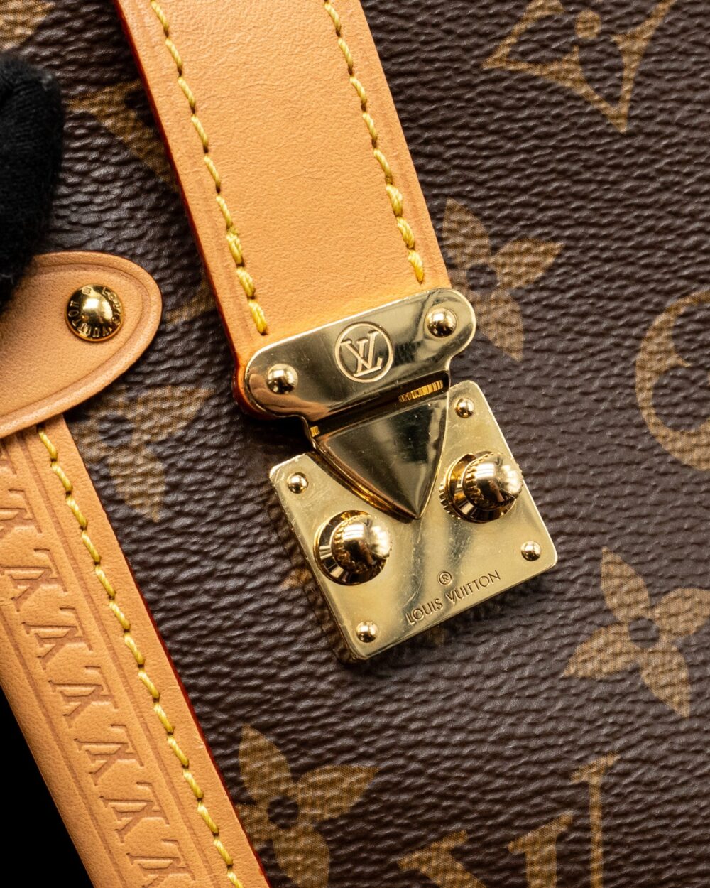 AAA Replica Louis Vuitton LV SIDE TRUNK MM MONOGRAM CANVAS GHW