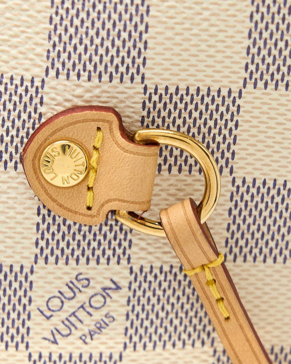 AAA Replica Louis Vuitton LV NEVERFULL MM DAMIER AZUR CANVAS GHW