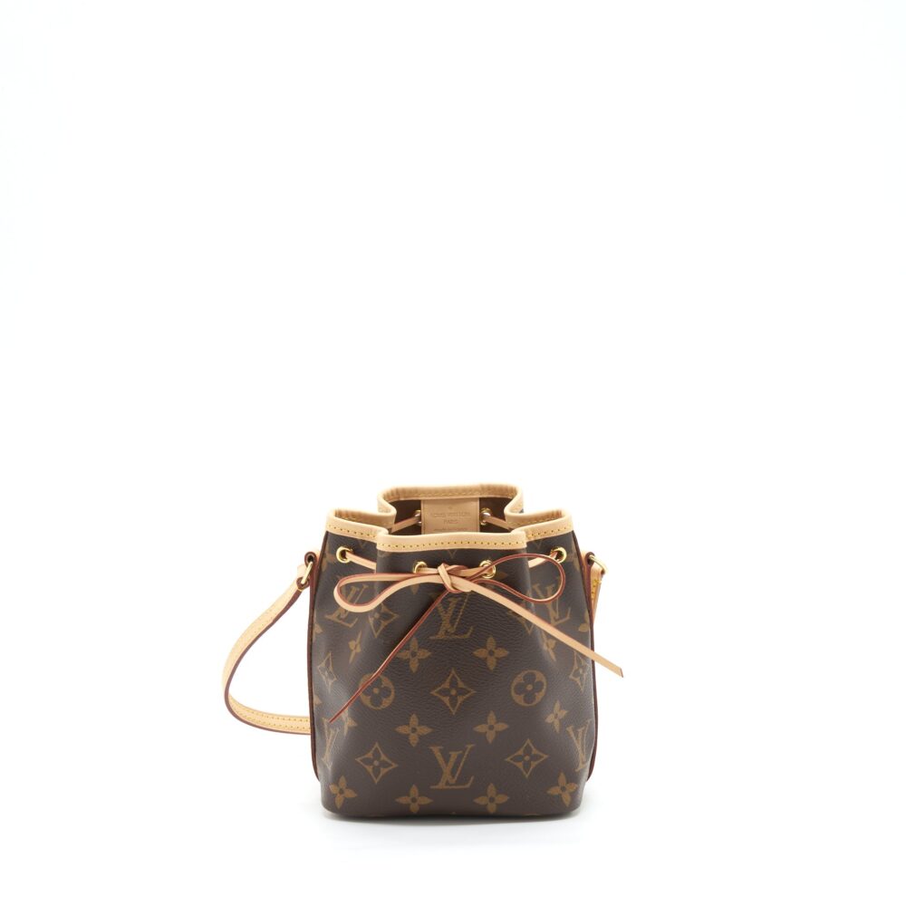 AAA Replica Louis Vuitton LV NANO NOE MONOGRAM CANVAS GHW