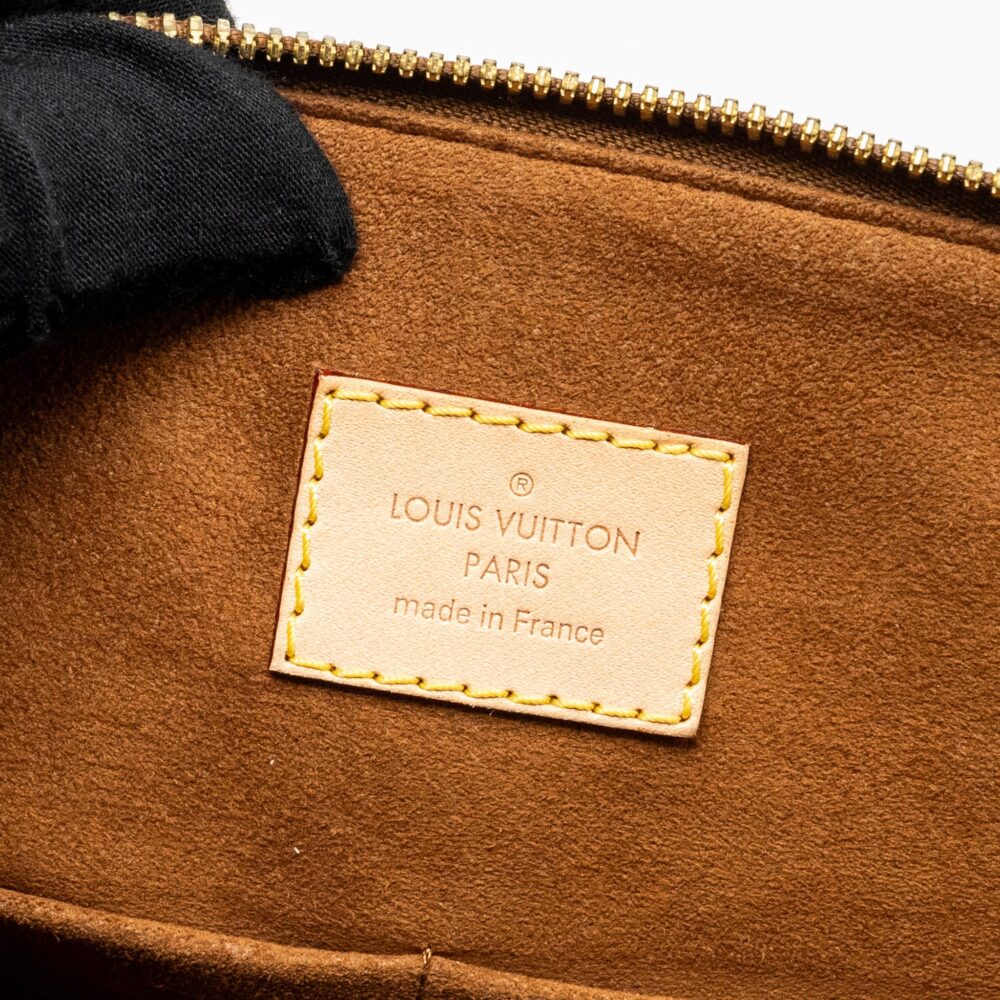 AAA Replica Louis Vuitton LV PALLAS TOTE BAG MONOGRAM CANVAS BROWN GHW