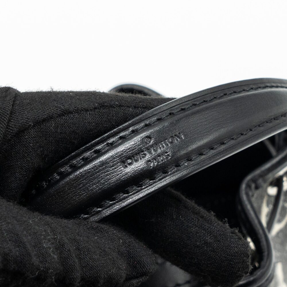 AAA Replica Louis Vuitton LV NANO NOE JACQUARD DENIM BLACK MULTICOLOUR SHW (NEW VERSION)