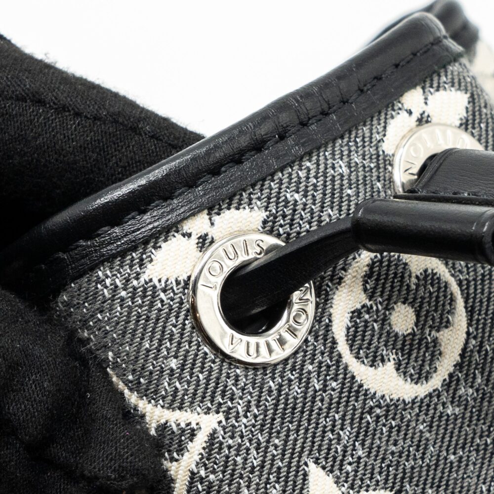 AAA Replica Louis Vuitton LV NANO NOE JACQUARD DENIM BLACK MULTICOLOUR SHW (NEW VERSION)