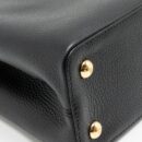 AAA Replica Louis Vuitton LV CAPUCINES MM TAURILLON LEATHER BLACK GHW