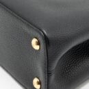 AAA Replica Louis Vuitton LV CAPUCINES MM TAURILLON LEATHER BLACK GHW