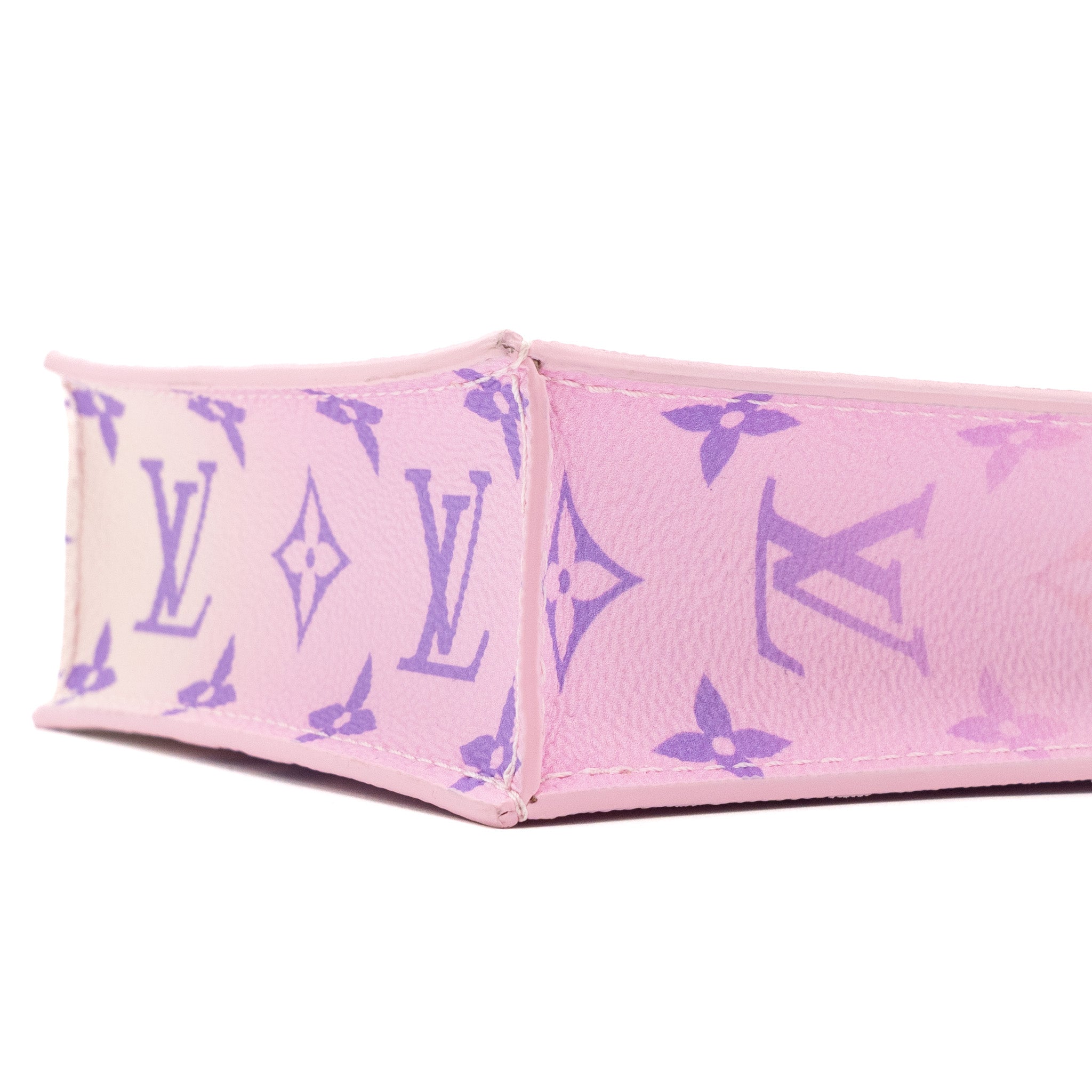 AAA Replica Louis Vuitton LV PETIT SAC PLAT MONOGRAM CANVAS SUNRISE PASTEL GHW (NEW VERSION)