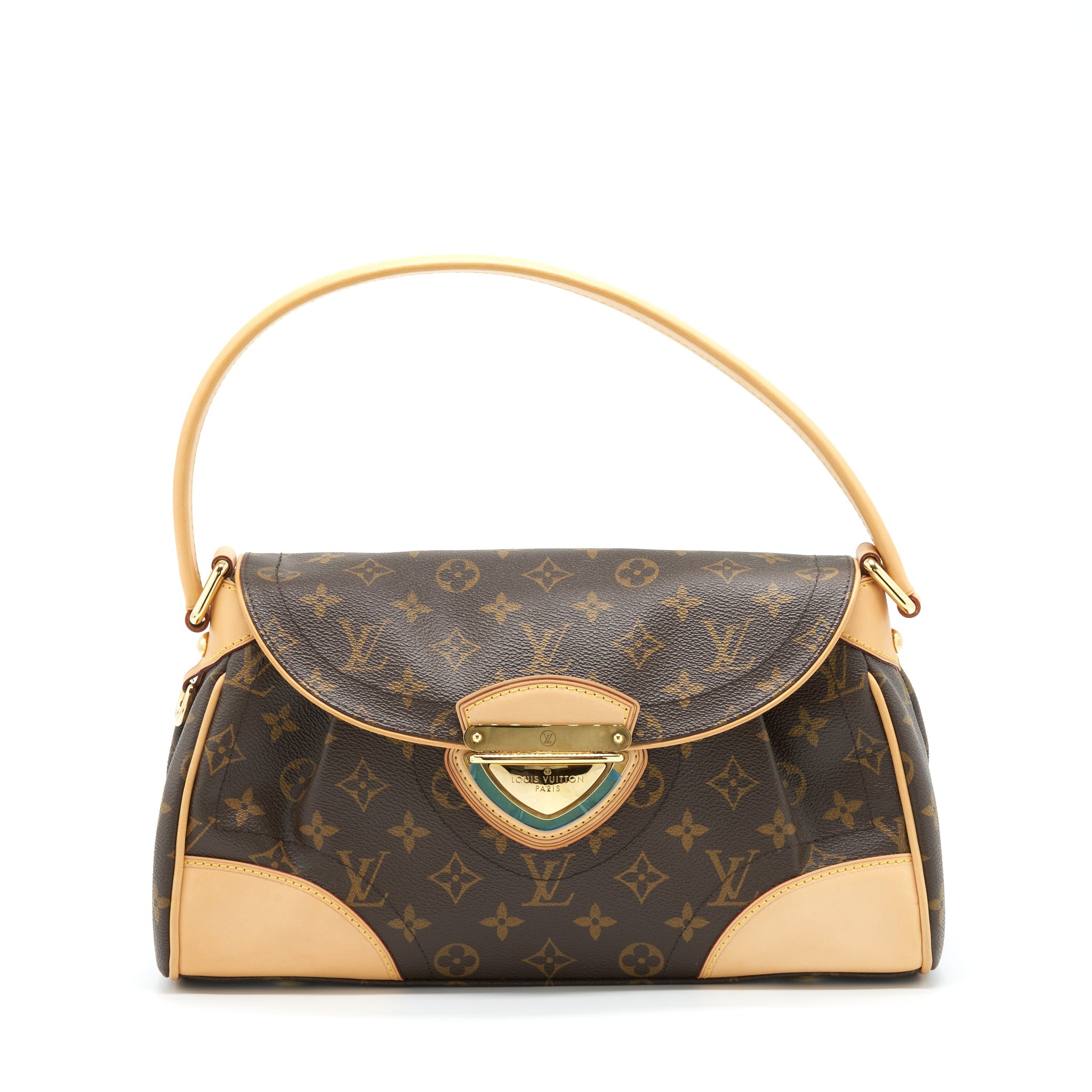 AAA Replica Louis Vuitton LV BEVERLY MM SHOULDER BAG MONOGRAM CANVAS AND LEATHER GHW
