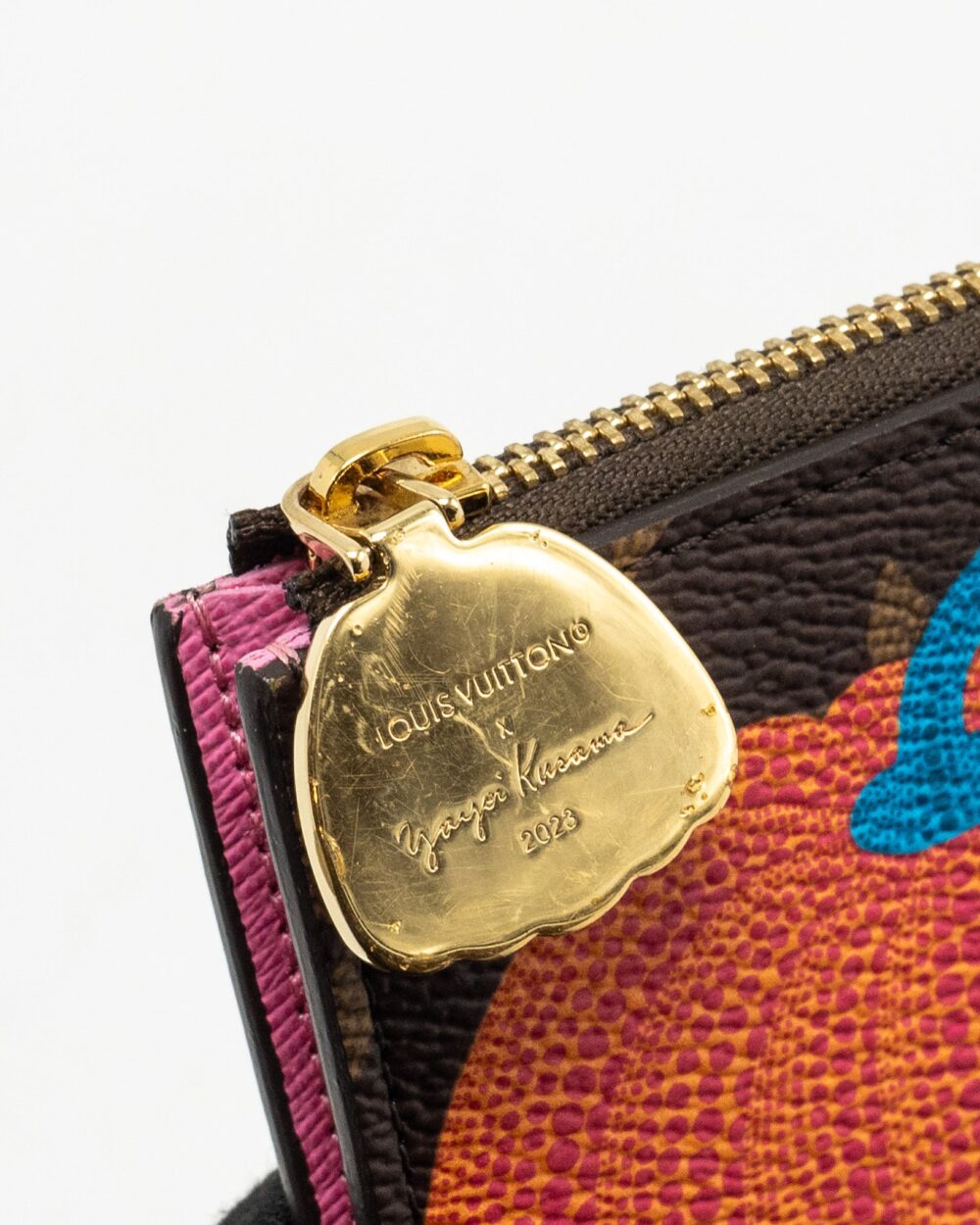 AAA Replica Louis Vuitton LV X YK ROMY CARD WALLET LIMITED MONOGRAM CANVAS GHW 