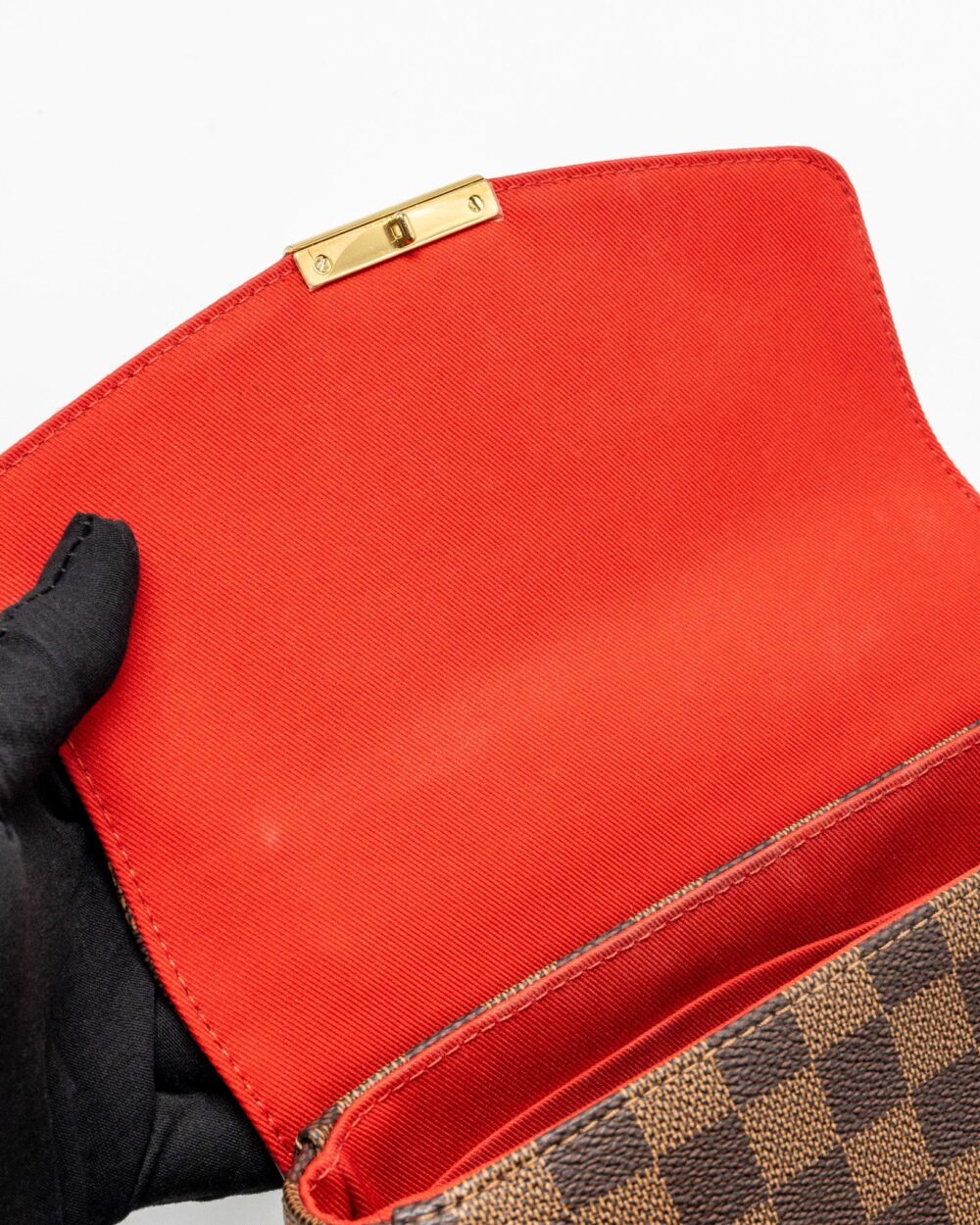 AAA Replica Louis Vuitton LV CROISETTE DAMIER EBENE CANVAS GHW