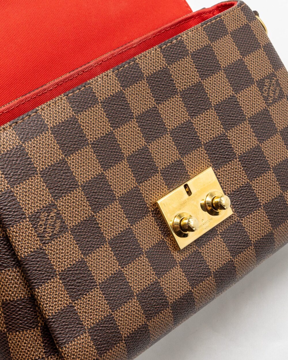 AAA Replica Louis Vuitton LV CROISETTE DAMIER EBENE CANVAS GHW