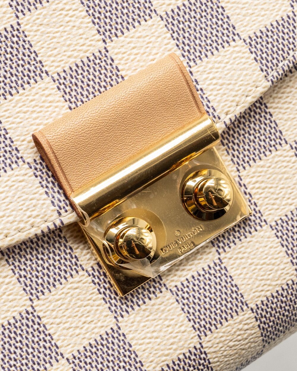 AAA Replica Louis Vuitton LV CROISETTE DAMIER AZUR CANVAS GHW