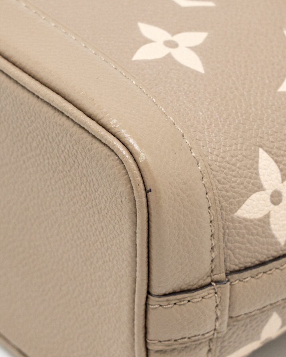 AAA Replica Louis Vuitton LV NANO NOE MONOGRAM EMPREINTE CALFSKIN LEATHER GREY GHW