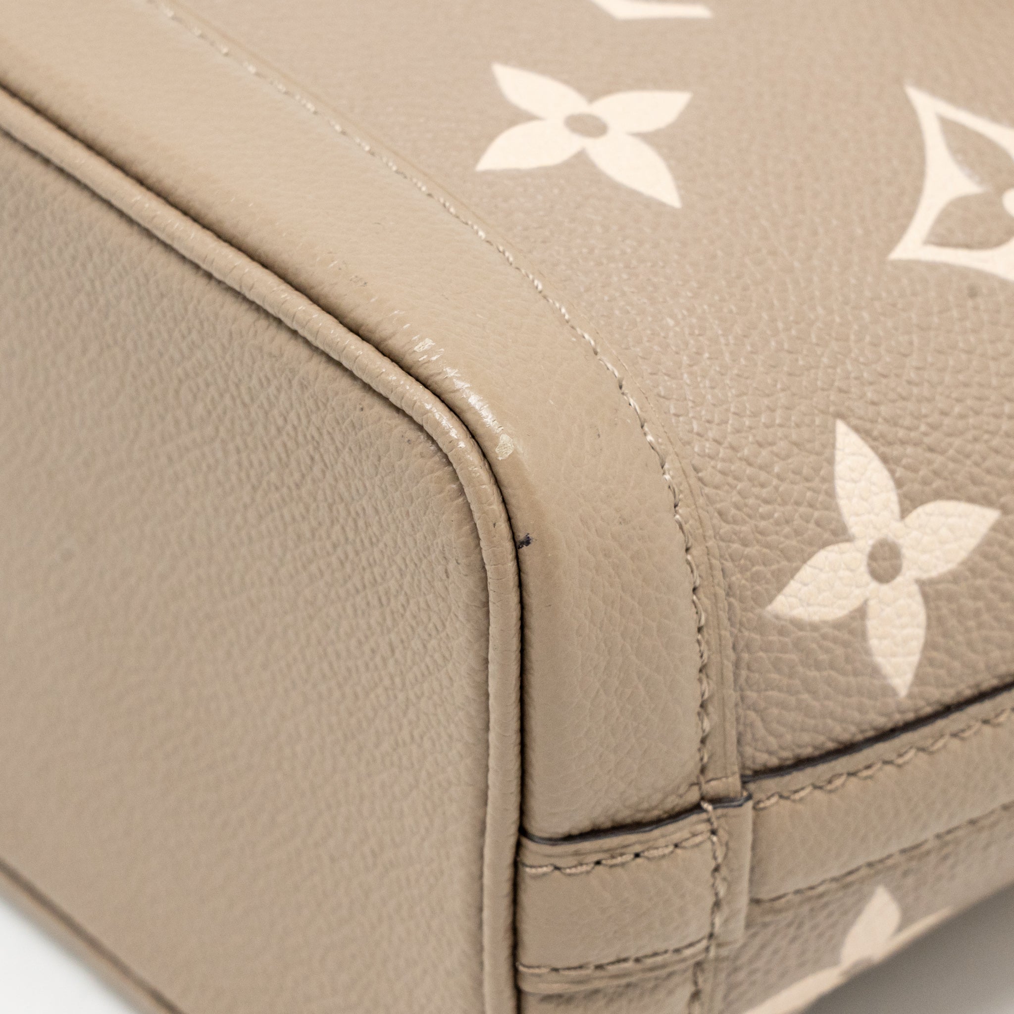 AAA Replica Louis Vuitton LV NANO NOE MONOGRAM EMPREINTE CALFSKIN LEATHER GREY GHW