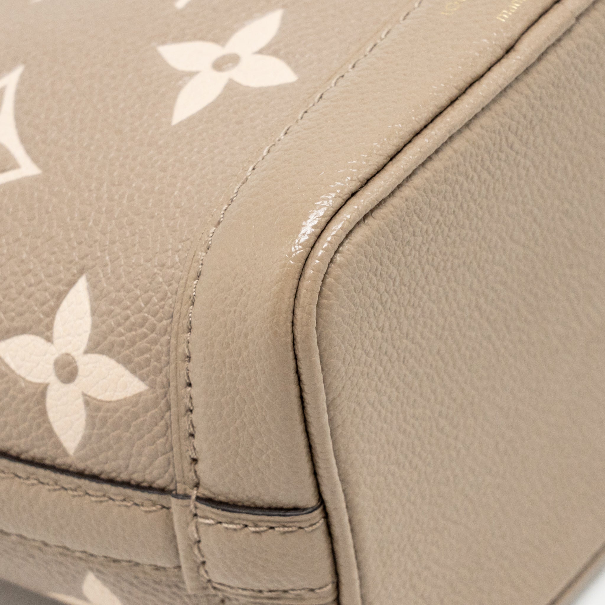 AAA Replica Louis Vuitton LV NANO NOE MONOGRAM EMPREINTE CALFSKIN LEATHER GREY GHW