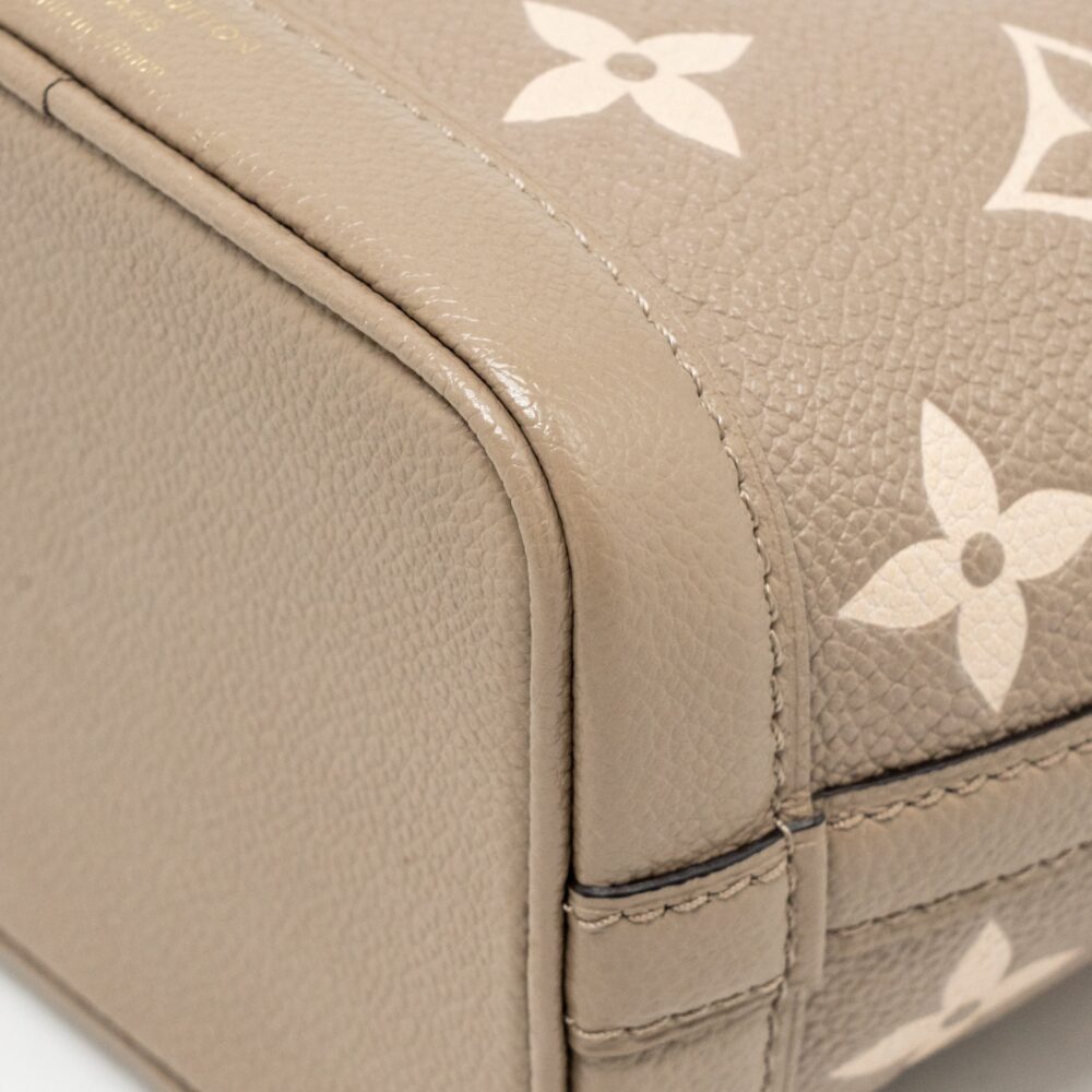 AAA Replica Louis Vuitton LV NANO NOE MONOGRAM EMPREINTE CALFSKIN LEATHER GREY GHW