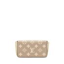 AAA Replica Louis Vuitton LV FELICIE POCHETTE TOURTERELLE/CREME GHW