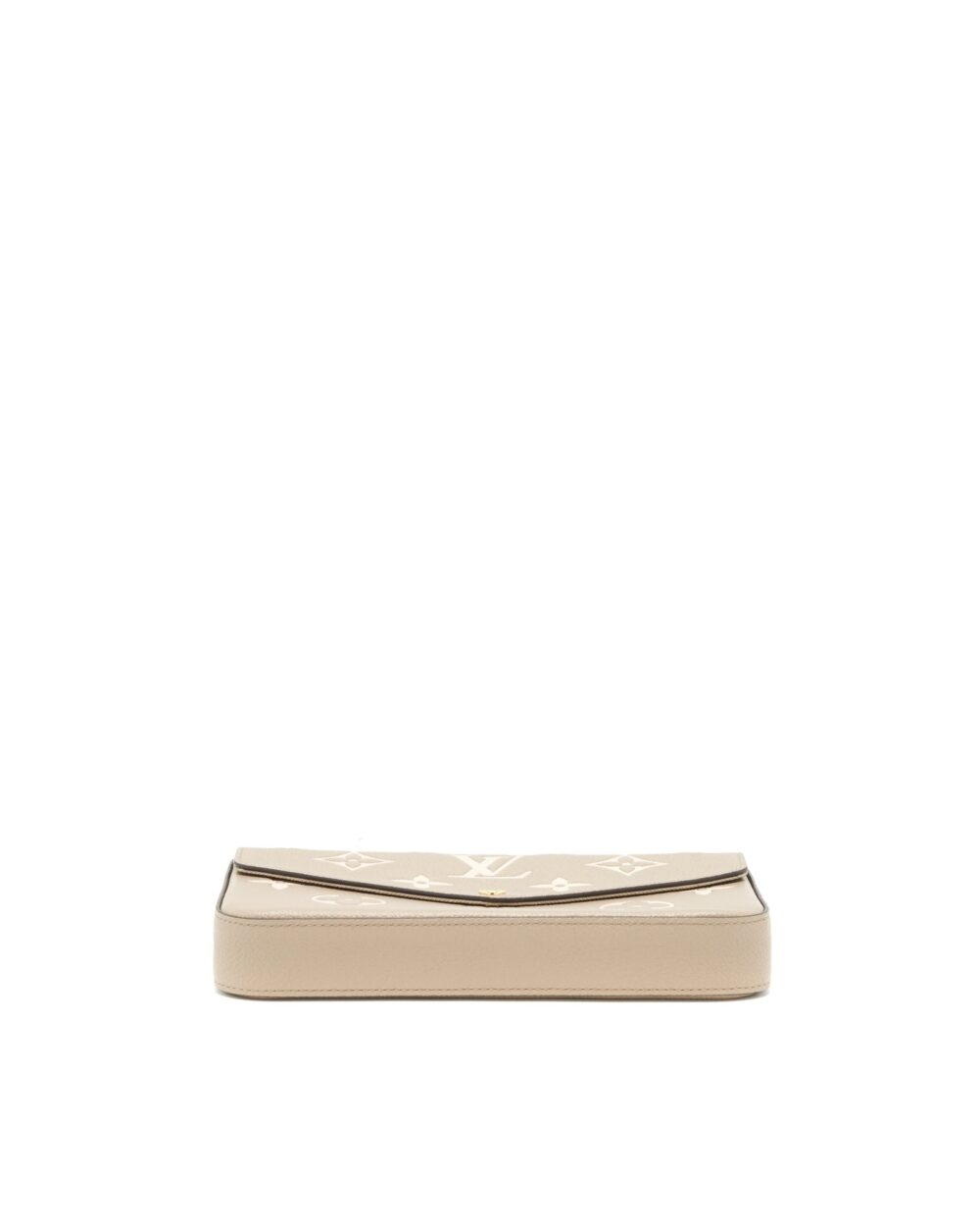 AAA Replica Louis Vuitton LV FELICIE POCHETTE TOURTERELLE/CREME GHW