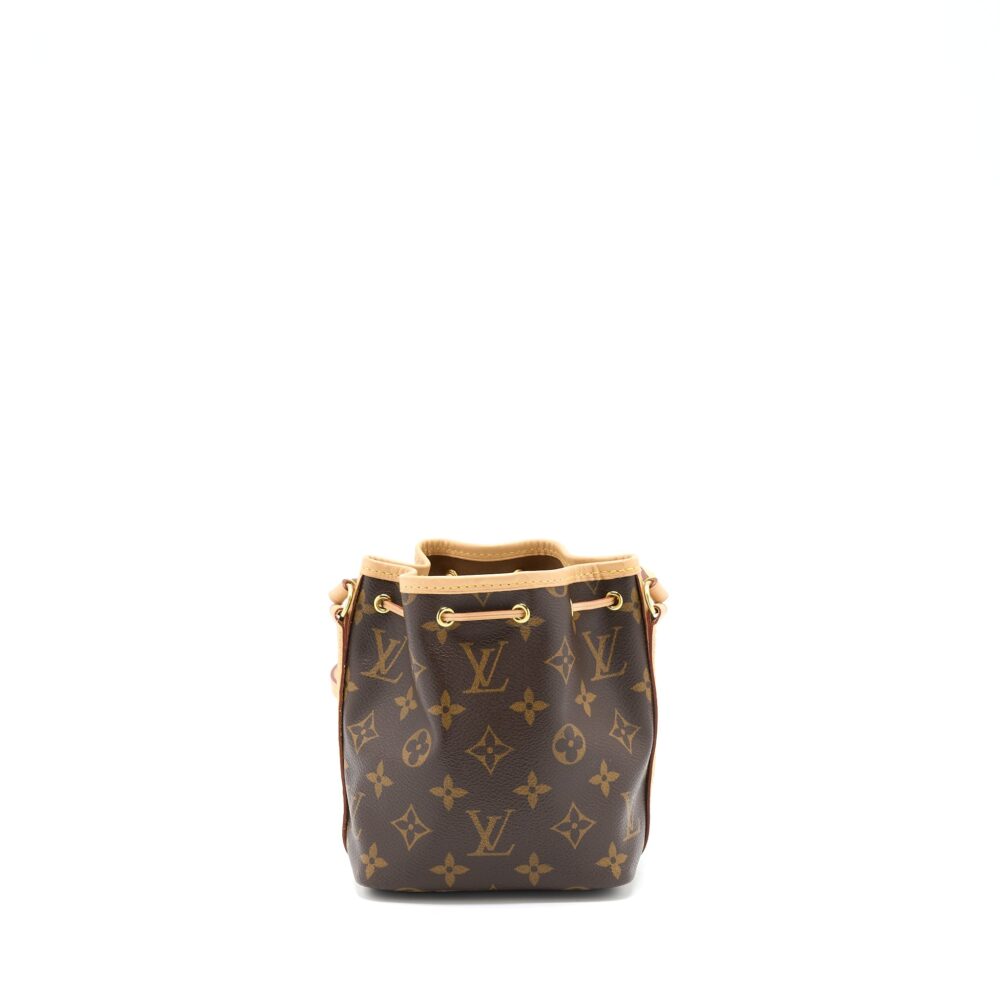 AAA Replica Louis Vuitton LV NANO NOE MONOGRAM CANVAS GHW