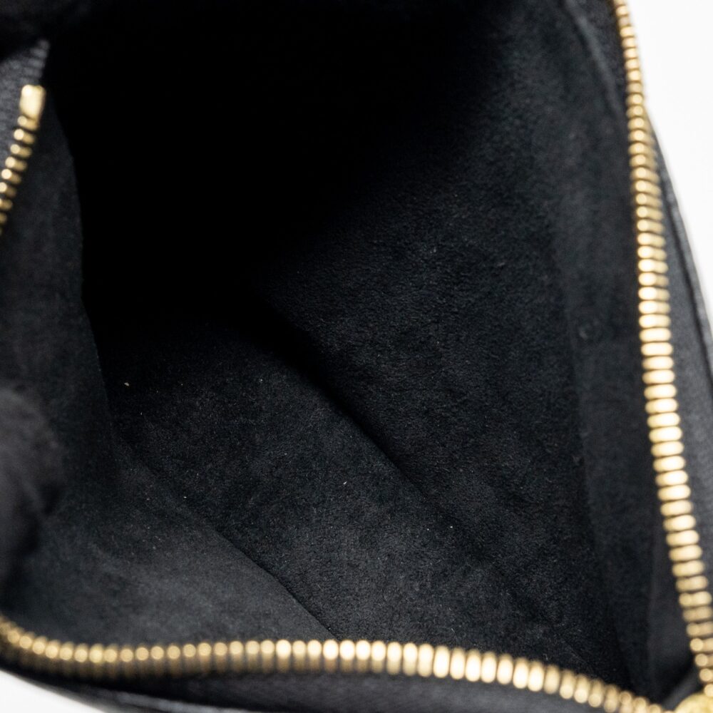 AAA Replica Louis Vuitton LV MINI POCHETTE ACCESSORIES BICOLOUR MONOGRAM EMPREINTE GHW