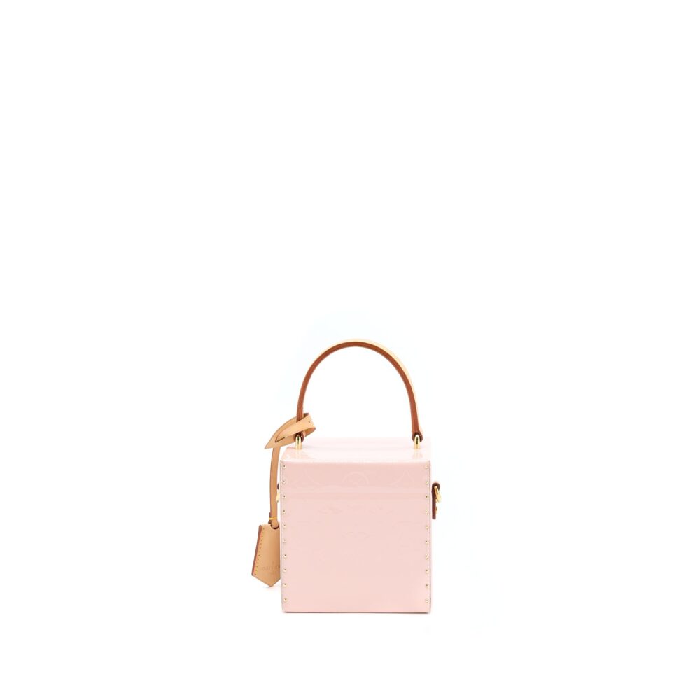 AAA Replica Louis Vuitton LV BLEECKER BOX BAG VERNIS PINK GHW