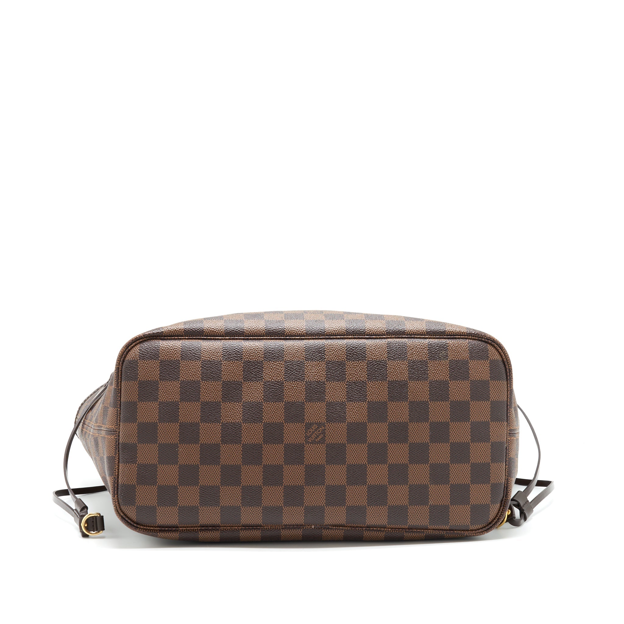 AAA Replica Louis Vuitton LV NEVERFULL MM DAMIER EBENE CANVAS /ROSE BALLERINE