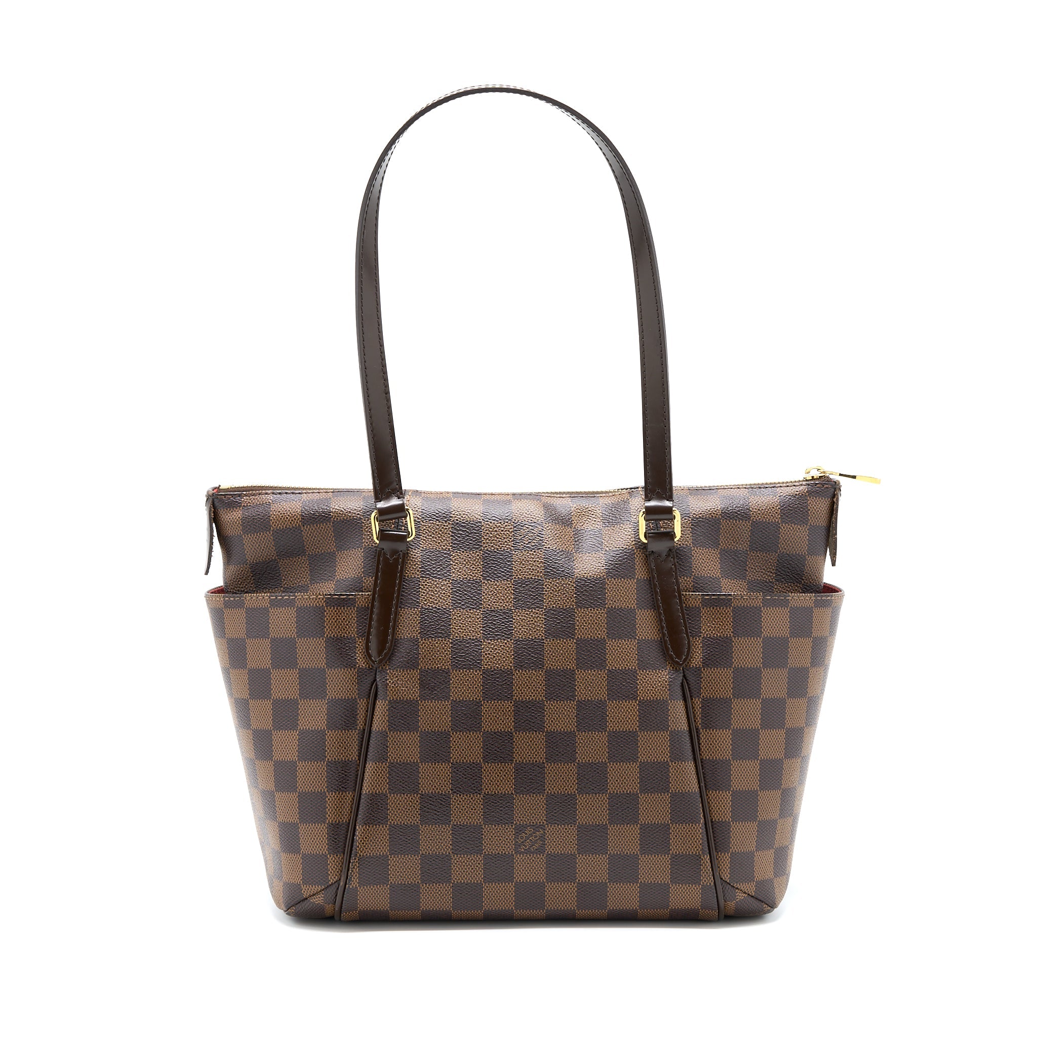 AAA Replica Louis Vuitton LV TOTALLY PM DAMIER EBENE CANVAS GHW