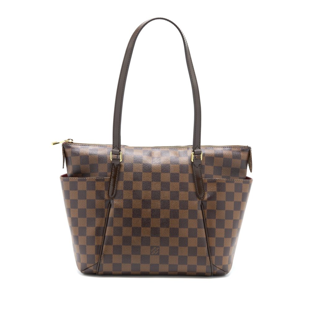 AAA Replica Louis Vuitton LV TOTALLY PM DAMIER EBENE CANVAS GHW