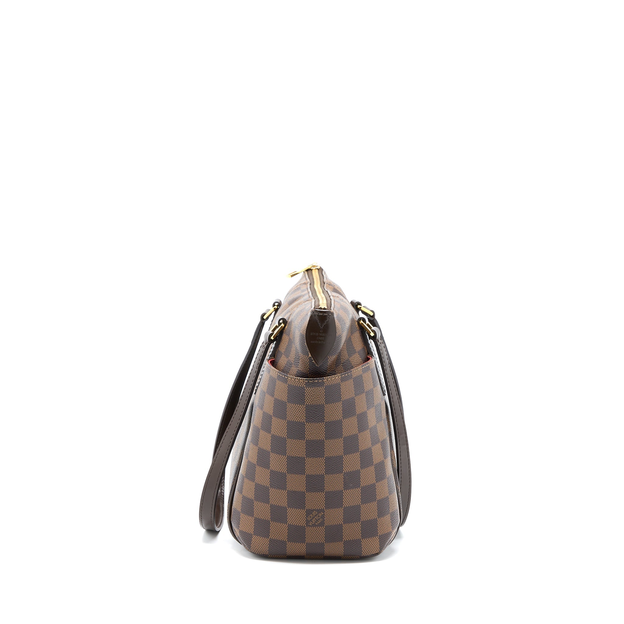 AAA Replica Louis Vuitton LV TOTALLY PM DAMIER EBENE CANVAS GHW