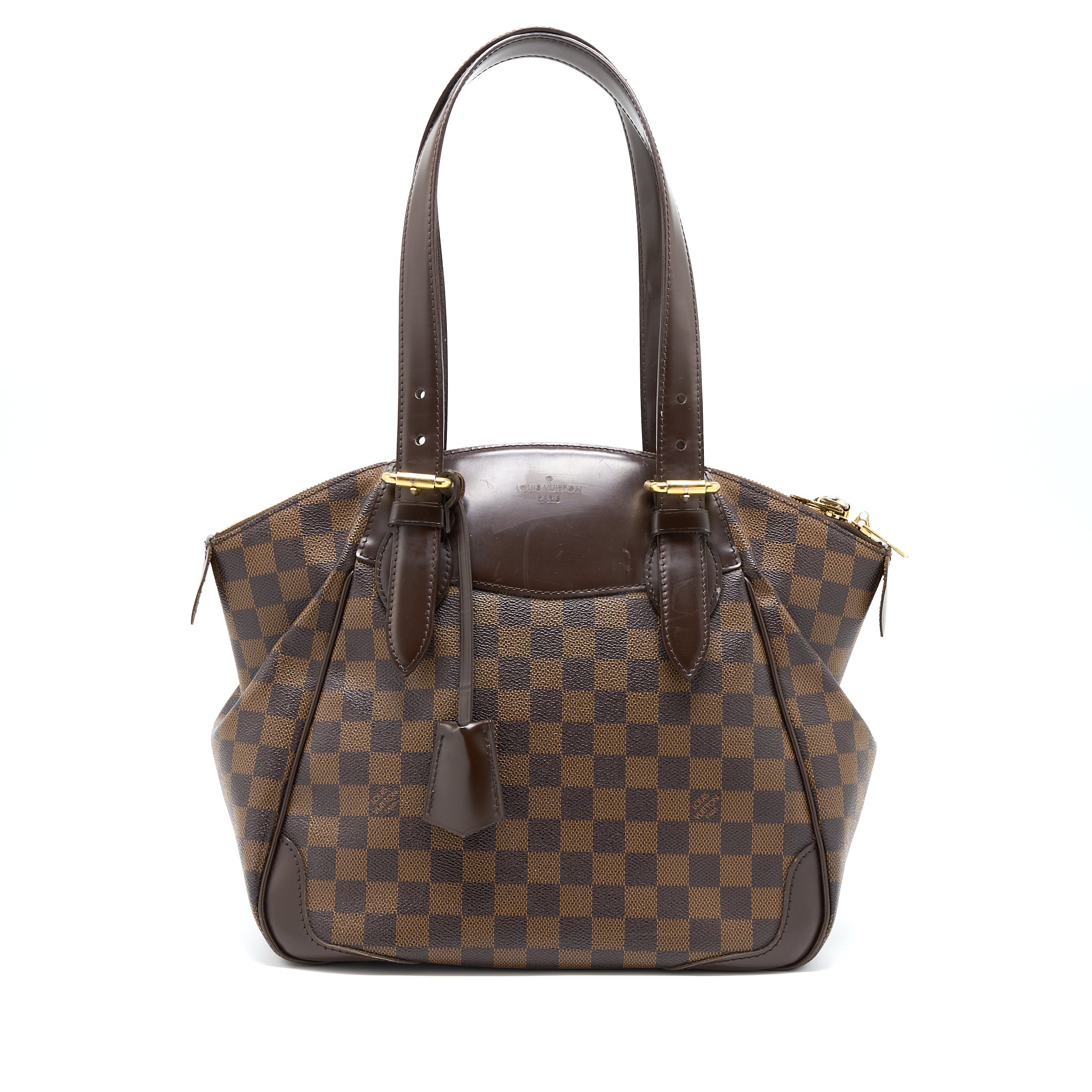 AAA Replica Louis Vuitton LV VERONA MM DAMIER EBENE CANVAS GHW