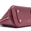 AAA Replica Louis Vuitton LV ALMA BB PATENT LEATHER INDIAN ROSE GHW