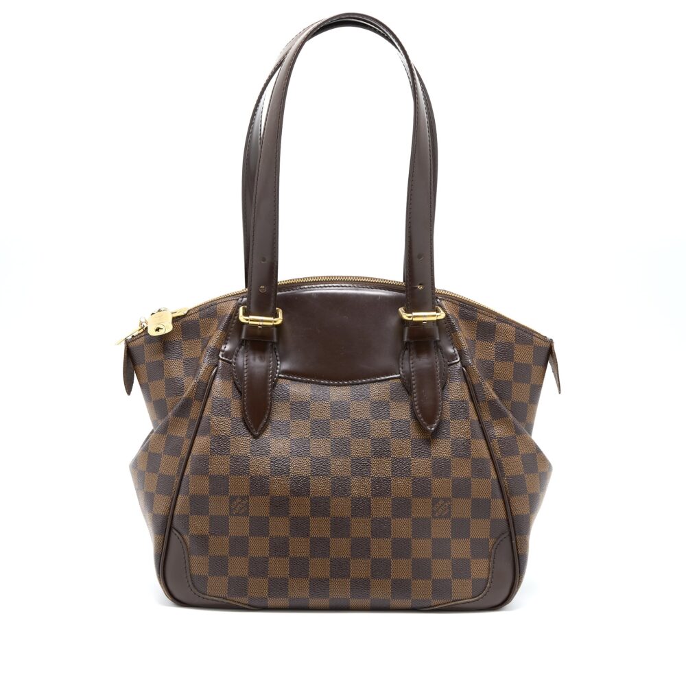 AAA Replica Louis Vuitton LV VERONA MM DAMIER EBENE CANVAS GHW