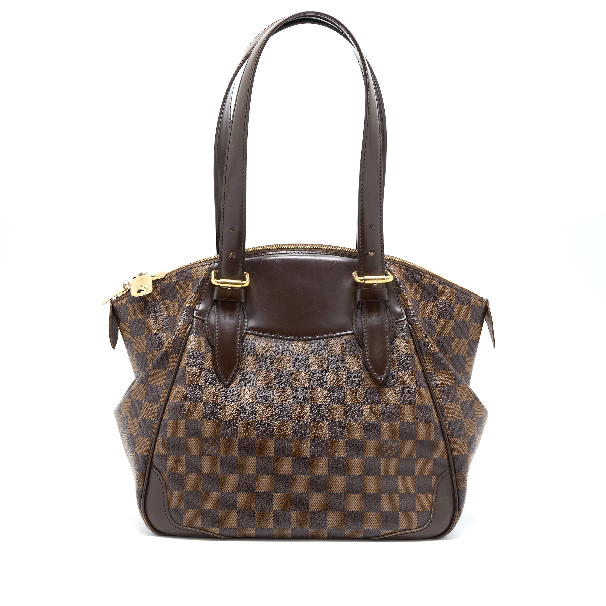 AAA Replica Louis Vuitton LV VERONA MM DAMIER EBENE CANVAS GHW
