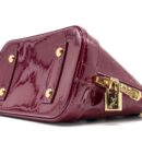AAA Replica Louis Vuitton LV ALMA BB PATENT LEATHER INDIAN ROSE GHW