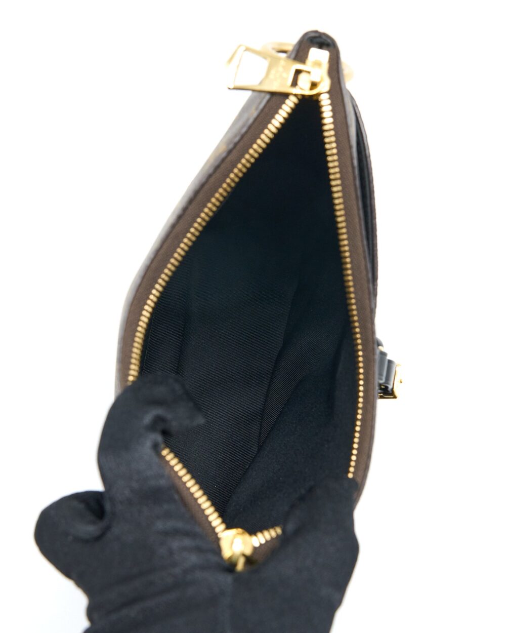 AAA Replica Louis Vuitton LV ODEON PM BAG MONOGRAM CANVAS BLACK GHW