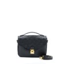 AAA Replica Louis Vuitton LV POCHETTE MÉTIS MONOGRAM EMPREINTE BLACK GHW
