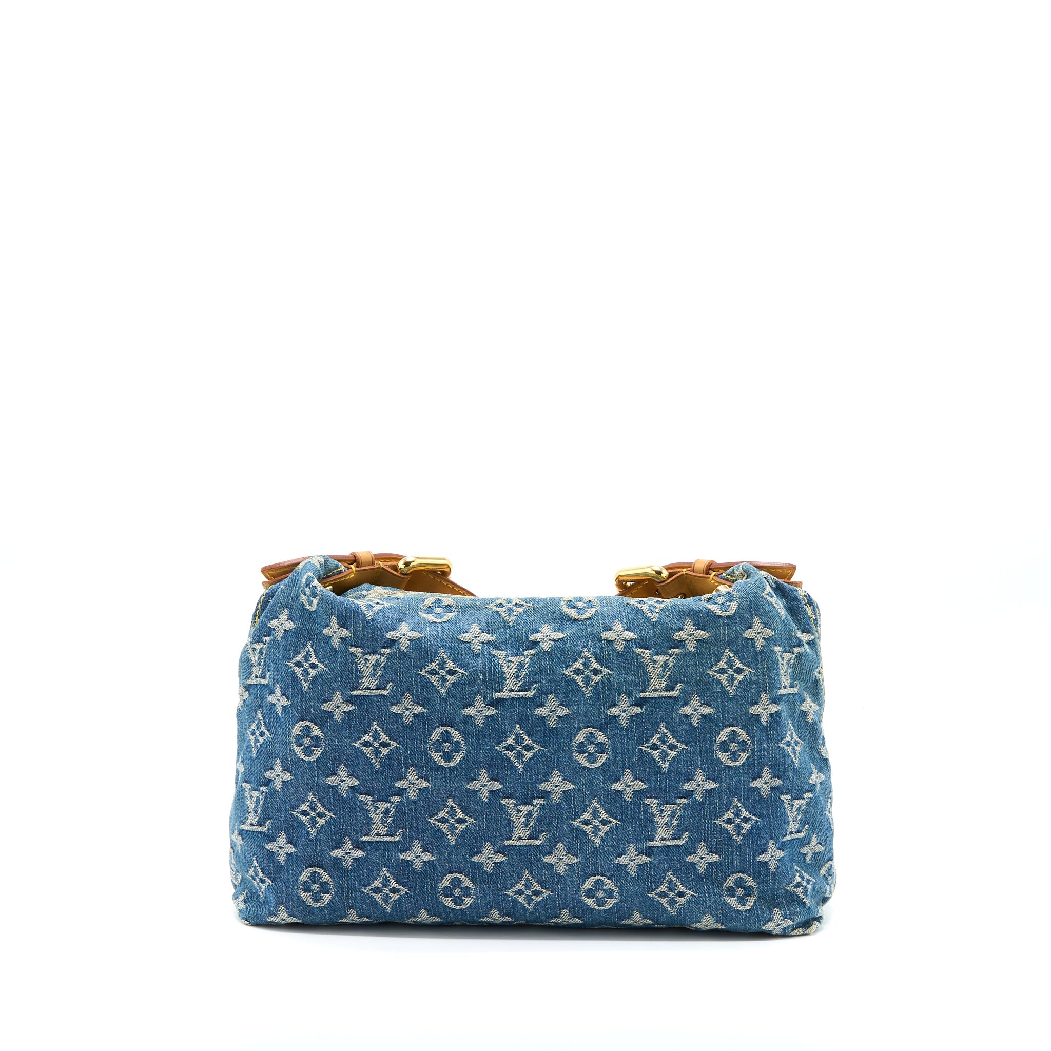 AAA Replica Louis Vuitton LV VINTAGE BAGGY BAG MONOGRAM DENIM GHW