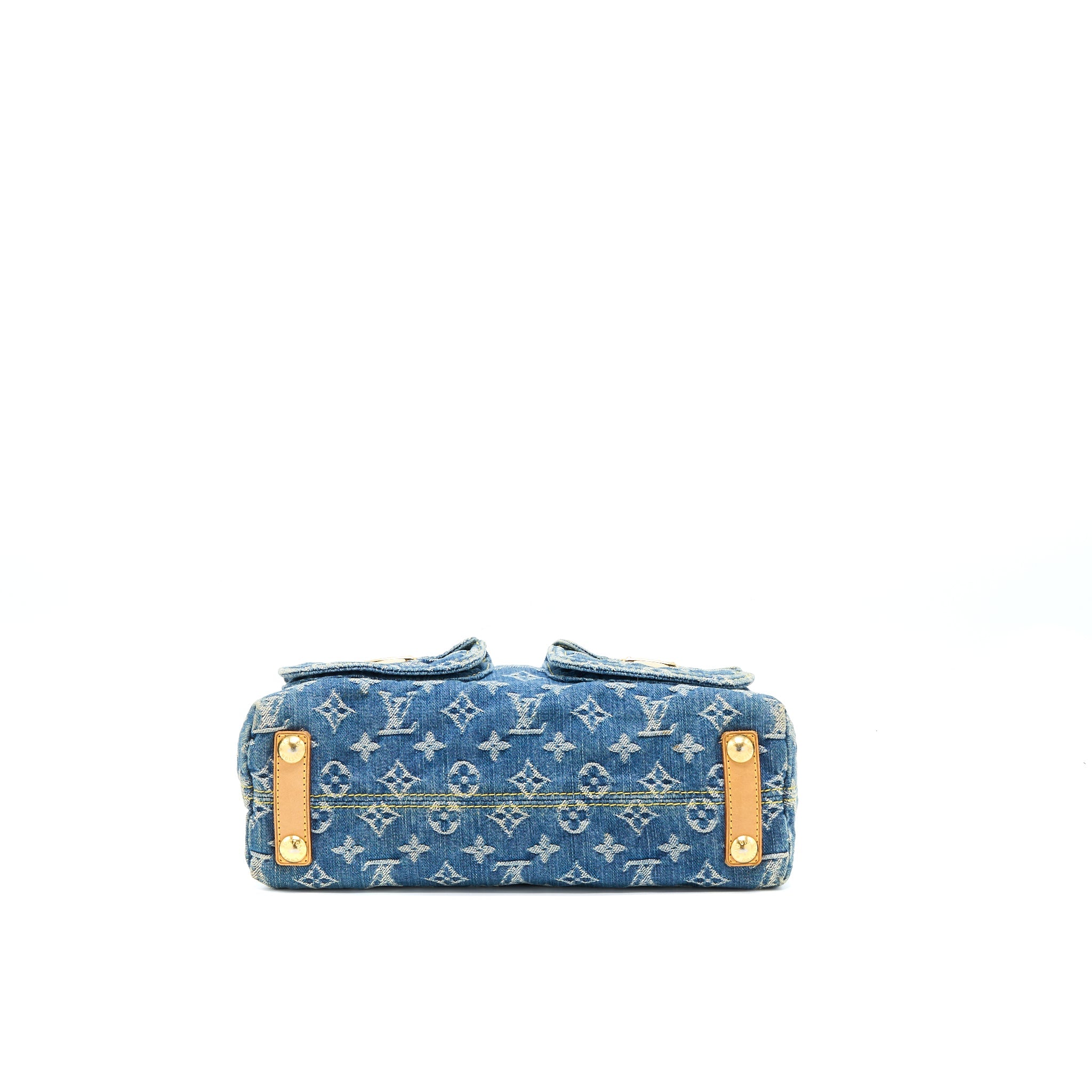AAA Replica Louis Vuitton LV VINTAGE BAGGY BAG MONOGRAM DENIM GHW