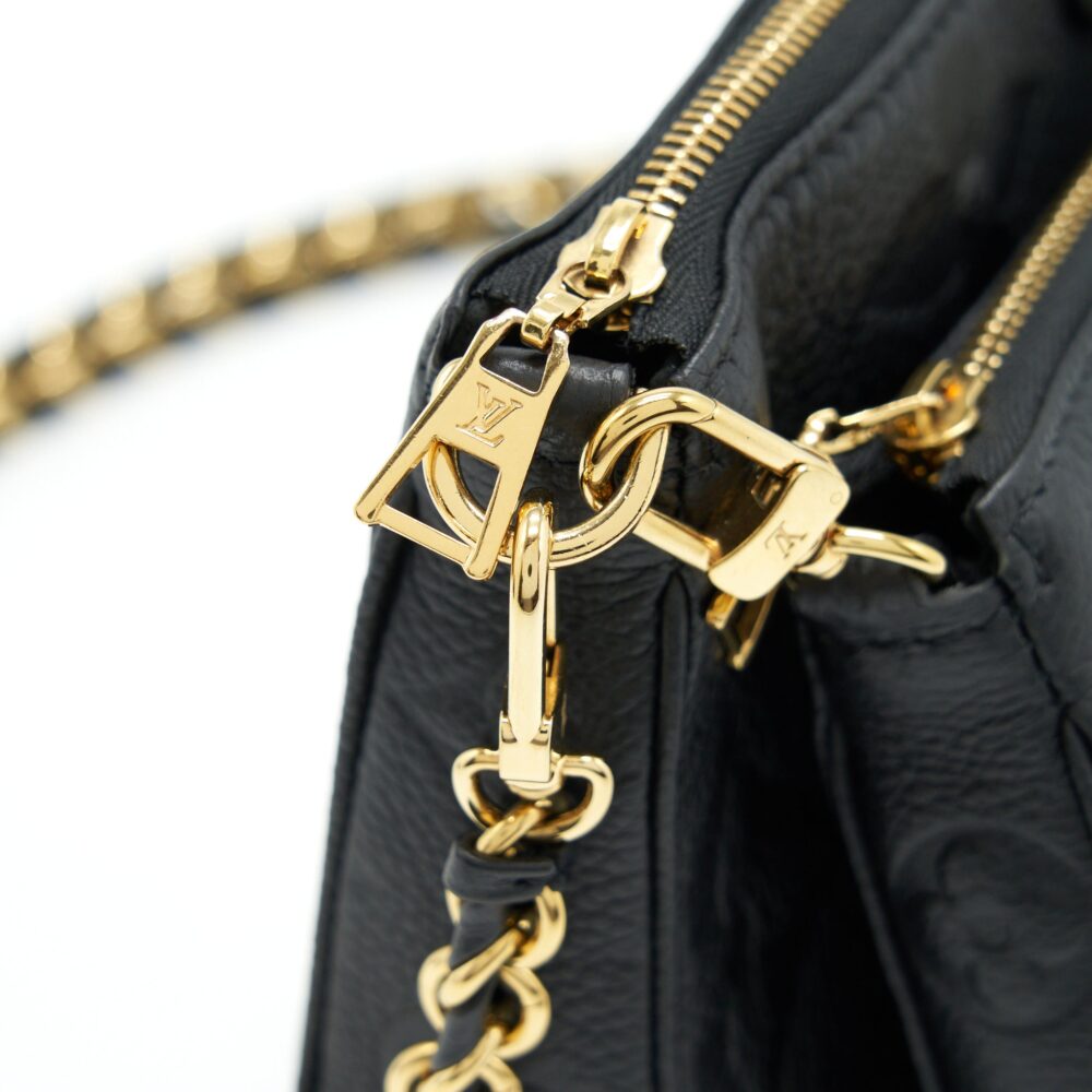 AAA Replica Louis Vuitton LV MULTI POCHETTE MONOGRAM EMPREINTE BLACK GHW