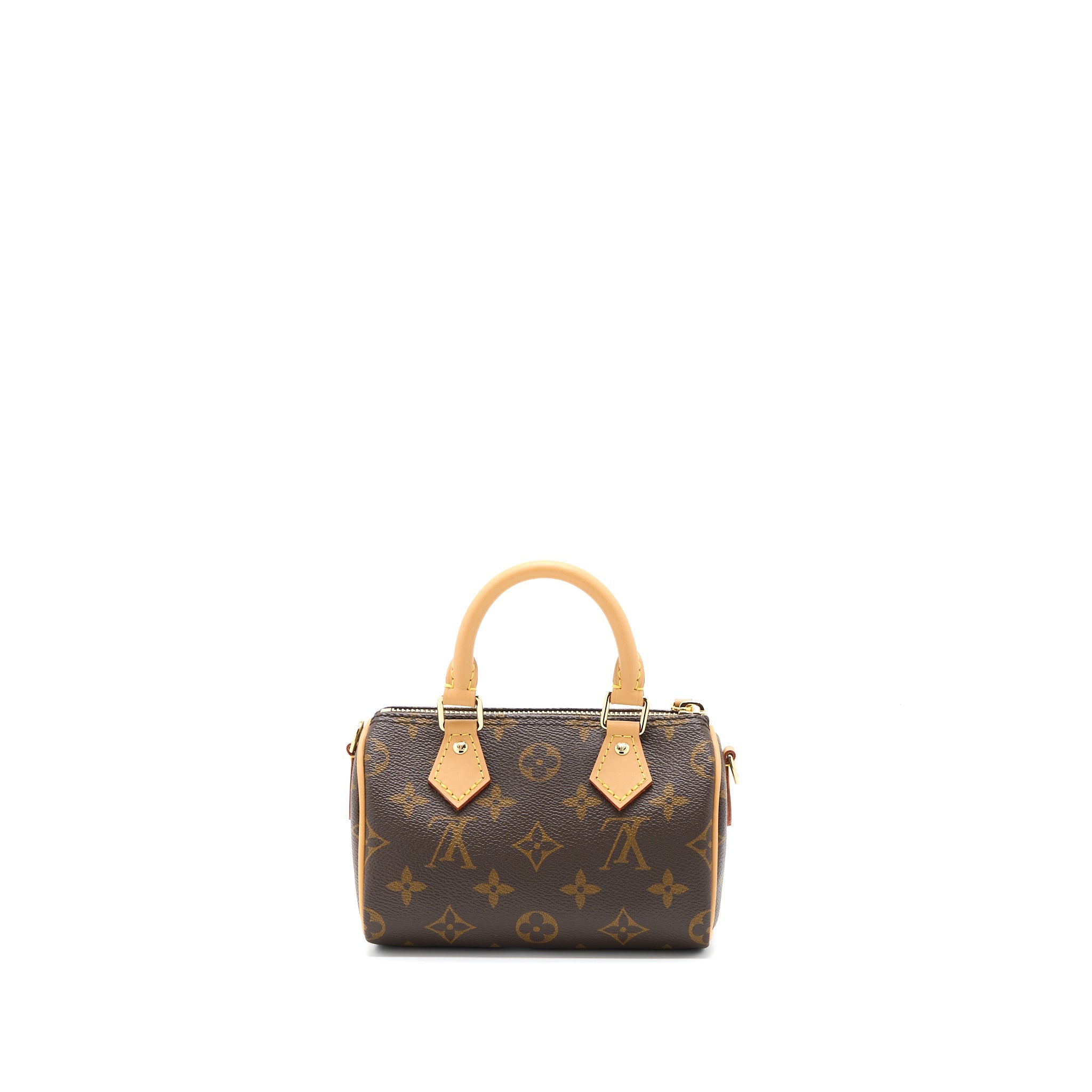 AAA Replica Louis Vuitton LV NANO SPEEDY MONOGRAM CANVAS GHW (NEW VERSION)