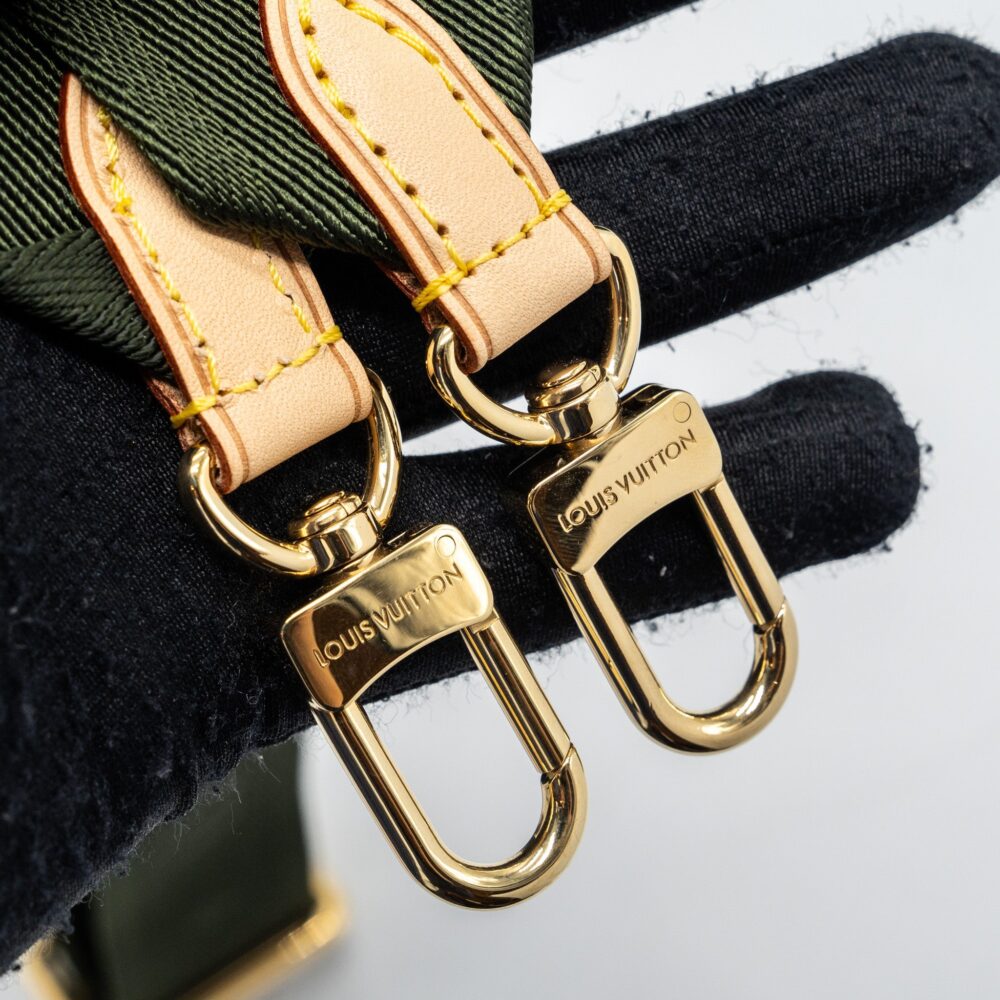 AAA Replica Louis Vuitton LV MULTI POCHETTE MONOGRAM CANVAS KHAKI STRAP GHW