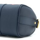 AAA Replica Louis Vuitton LV KEEPALL XS MONOGRAM DENIM/LEATHER BLUE GHW