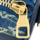 AAA Replica Louis Vuitton LV KEEPALL XS MONOGRAM DENIM/LEATHER BLUE GHW