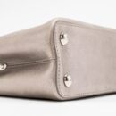AAA Replica Louis Vuitton LV CAPUCINES BB LEATHER METALLIC SILVER SHW
