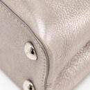 AAA Replica Louis Vuitton LV CAPUCINES BB LEATHER METALLIC SILVER SHW
