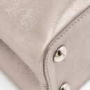 AAA Replica Louis Vuitton LV CAPUCINES BB LEATHER METALLIC SILVER SHW